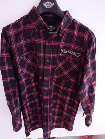 Harley-Davidson Biker Holzfäller Hemd Gr. M / L