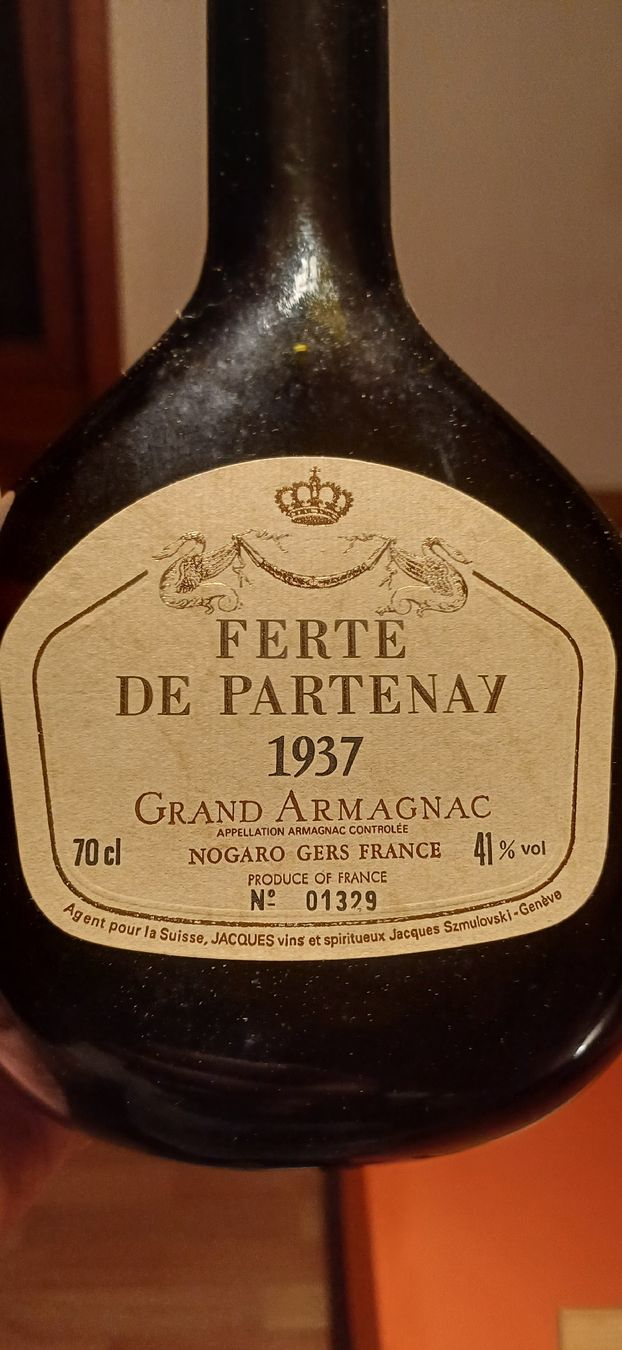 Bevande alcoliche: Armagnac 1937 – Nuovo e nell'imballaggio originale da Montet (Glâne) venduto da gil_h5mn