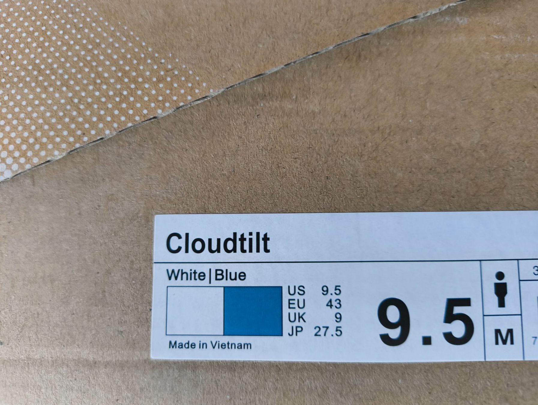 On Scarpe da uomo: ON Cloudtilt  Weiss/Blau EU 43 Grösse 9.5 – Nuovo e nell'imballaggio originale da Uitikon Waldegg venduto da PJLS1 4