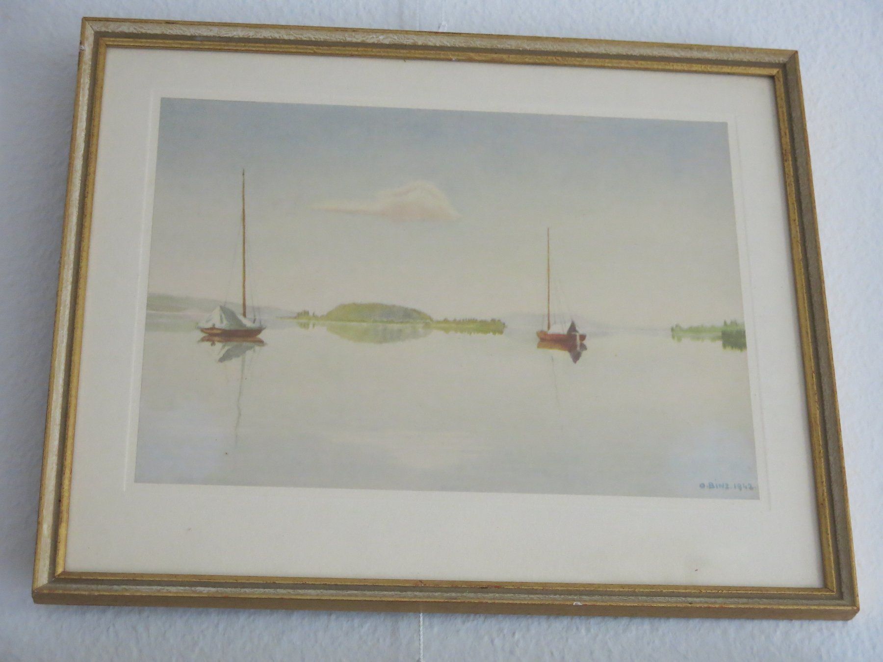 Dipinti: Oskar Binz Aquarell – Usato da Twann venduto da Twann 2