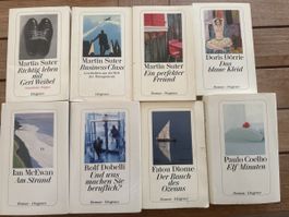 8 Taschenbuecher Diogenes Verlag verschiedene Autoren