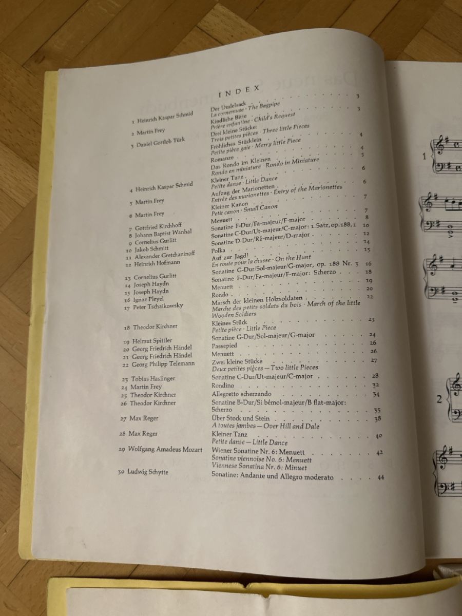 Libri: Das neue Sonatinen Buch I und II – Usato da Urdorf venduto da robobespannung 3