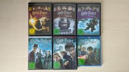 Harry Potter, 6 von 7 Teile, DVD/Blu-ray