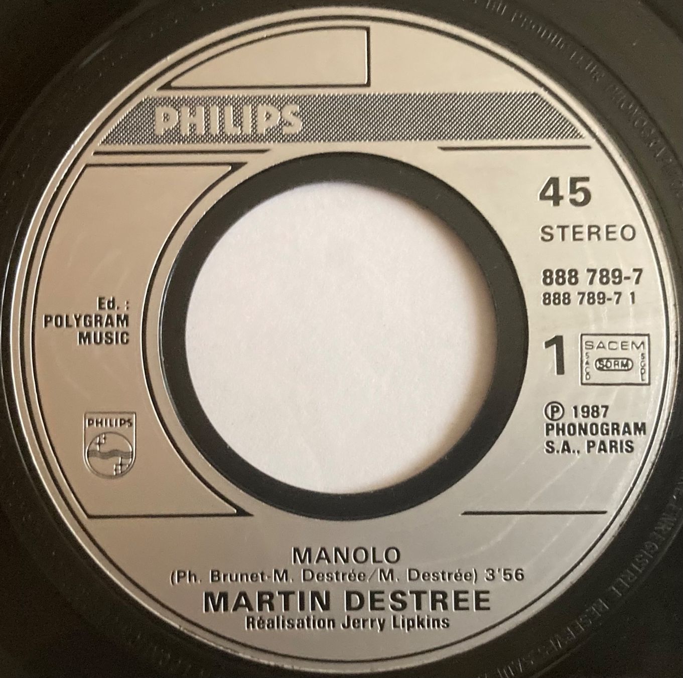 Dischi in vinile: MARTIN DESTRÉE - MANOLO – Usato da Poliez-Pittet venduto da Newtown-Records 2