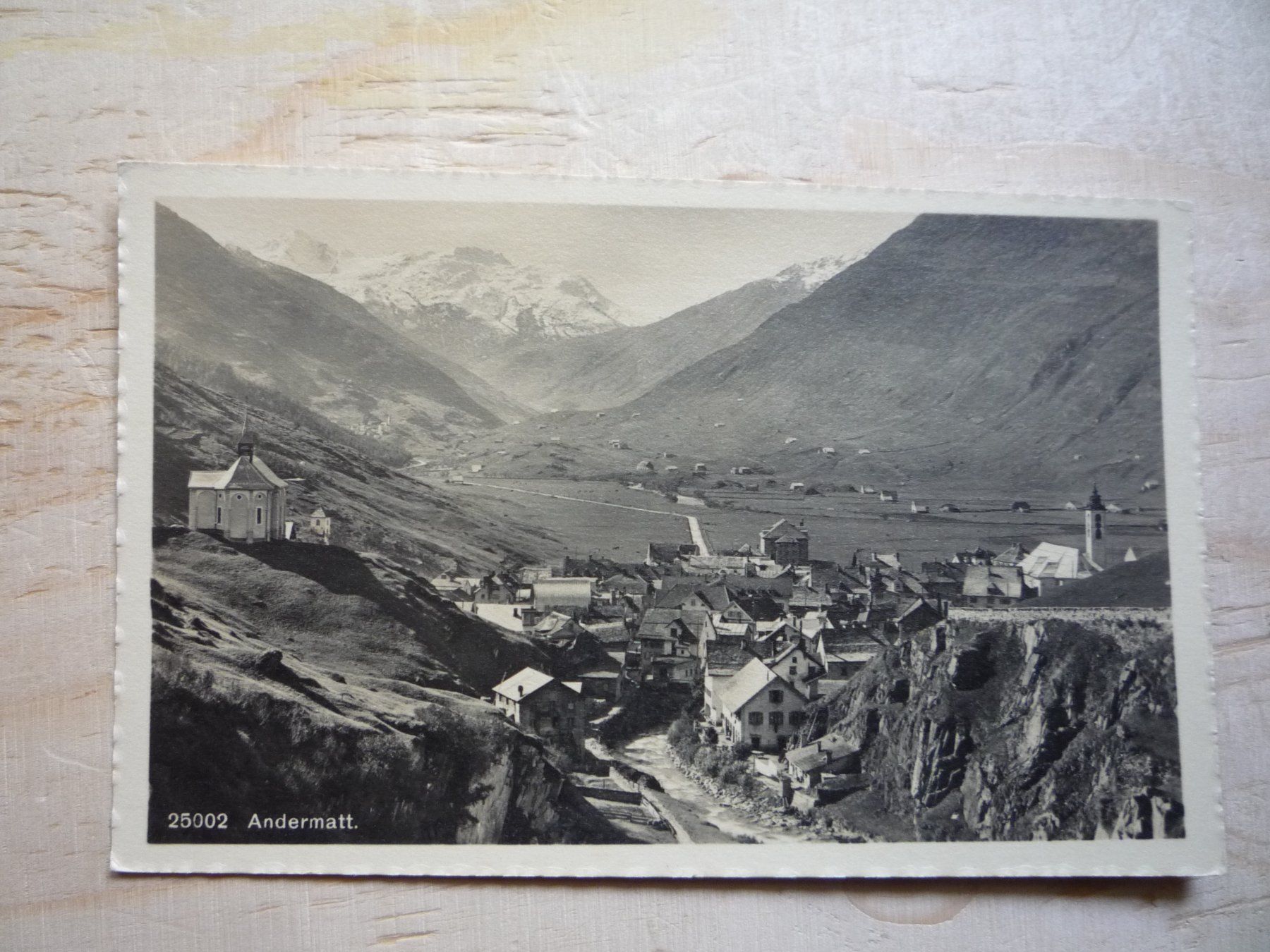 Cartoline postali: Andermatt, 25002 – Usato da Rieden SG venduto da Brockehuesli