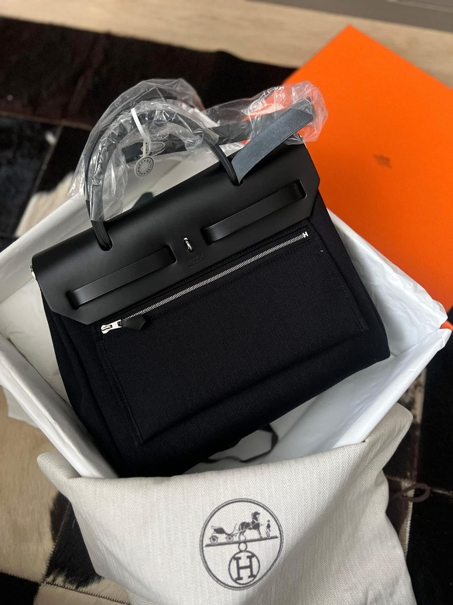 Hermès Borse da donna: Hermes Herbag 31 noir neu – Nuovo e nell'imballaggio originale da Kilchberg ZH venduto da cruella 3
