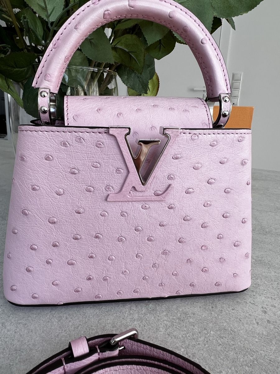 Louis Vuitton Borse da donna: Original Louis Vuitton Capucines Mini Straußenleder Ostrich – Nuovo (secondo la descrizione) da Baar venduto da Axel_Fooly 1