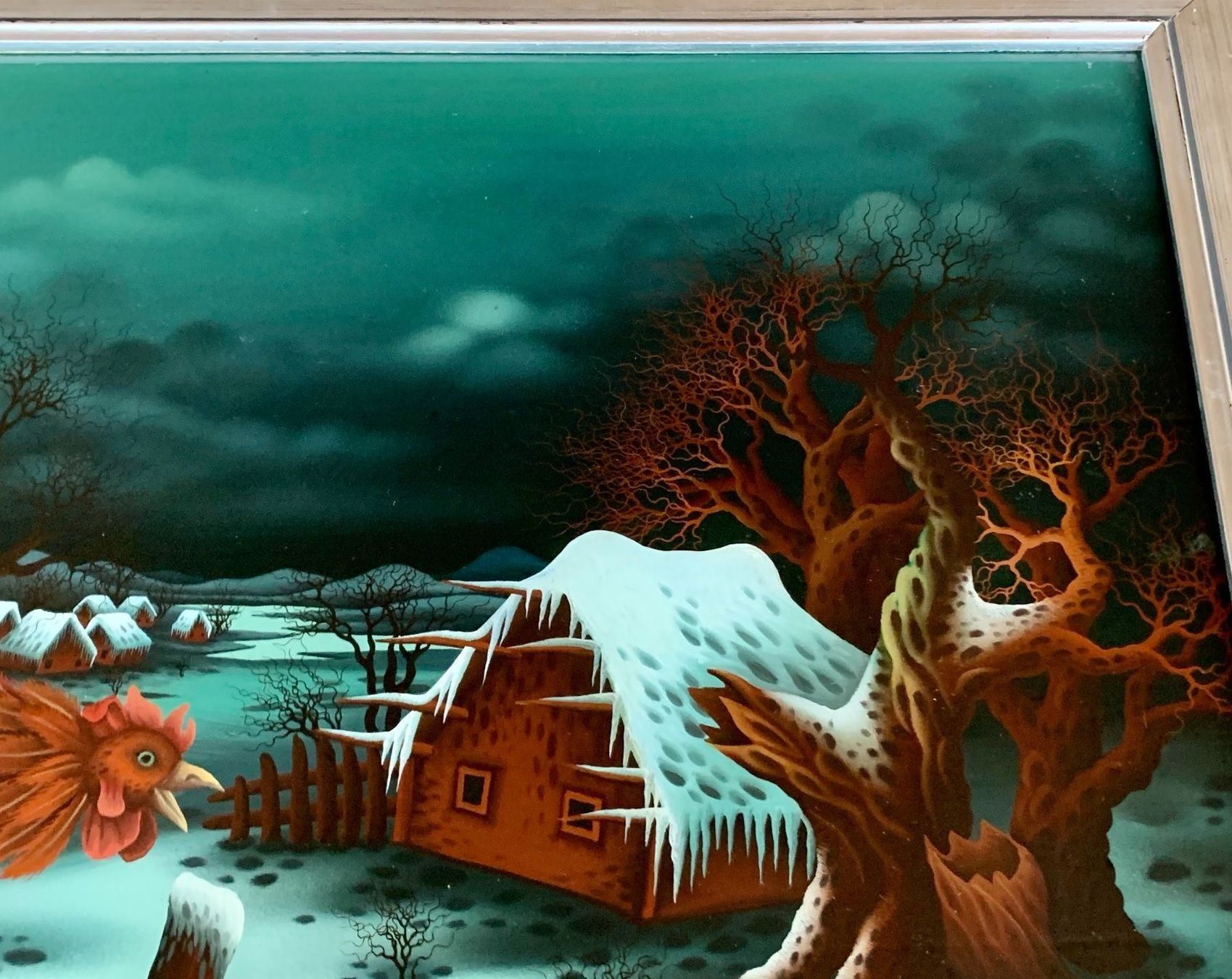 Tableaux: Darko Goja grosse Hinterglasmalerei Signiert – D'occasion à Müllheim Dorf par Othmar73 2