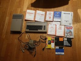Commodore 64 mit Diskettenlaufwerk 1541 und viel Zubehör!