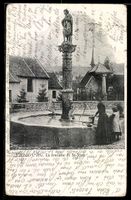 AK Fribourg, La Fontaine de St-Jean