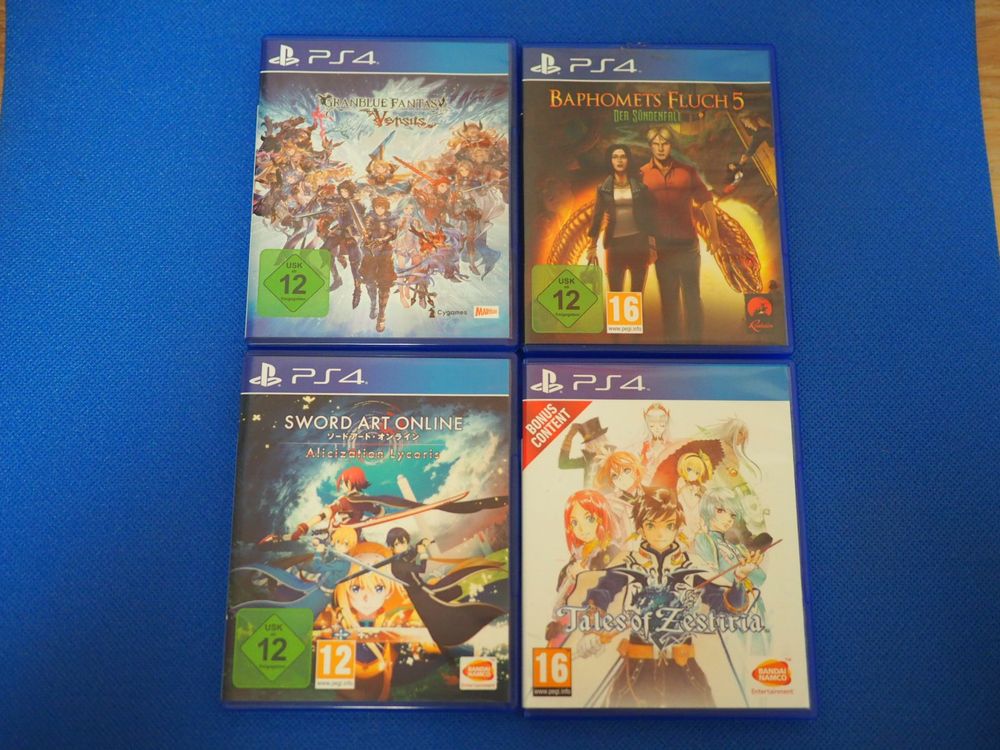 4x Anime Games PS4 Set 2 Kaufen auf Ricardo
