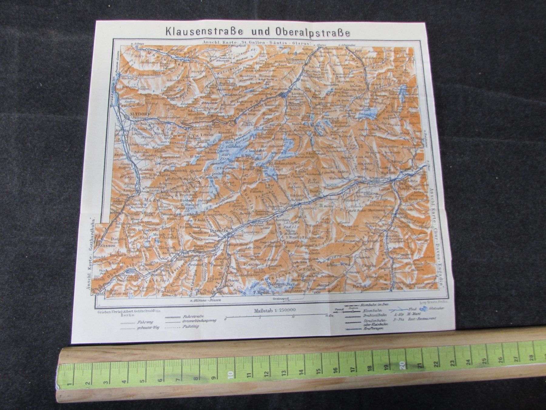 Cartes géographiques & atlas: 5 x Innerschweiz,1895 – D'occasion à Walchwil par Shells1 4