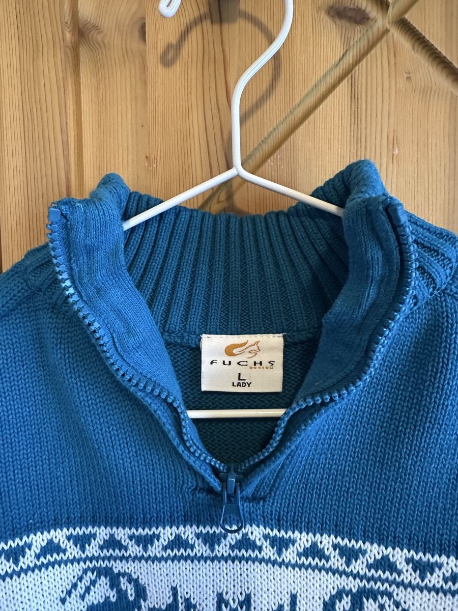 Maglioni & Felpe: Fuchs Strickpullover, Grösse L, mit Reissverschluss – Nuovo (secondo la descrizione) da Hergiswil NW venduto da kaufe_at_kaufmann 2