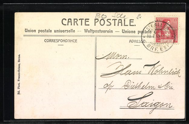 Cartoline postali: St. Gallen, Wohnhäuser in der Wildeggst – Usato da Berlin venduto da bartko-reher 1