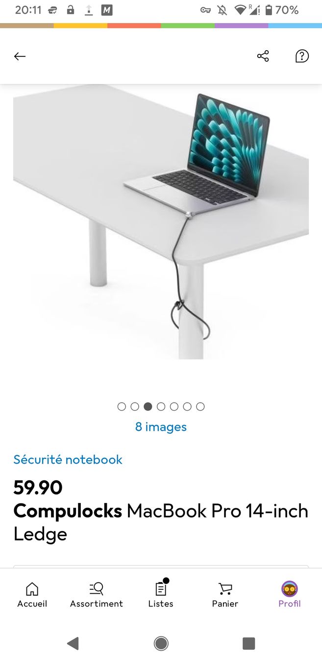 Cadenas: Compulocks MacBook Pro 14-inch Ledge verrou de sécurité neuf – Neuf avec emballage d'origine à Vessy par Avicci 2