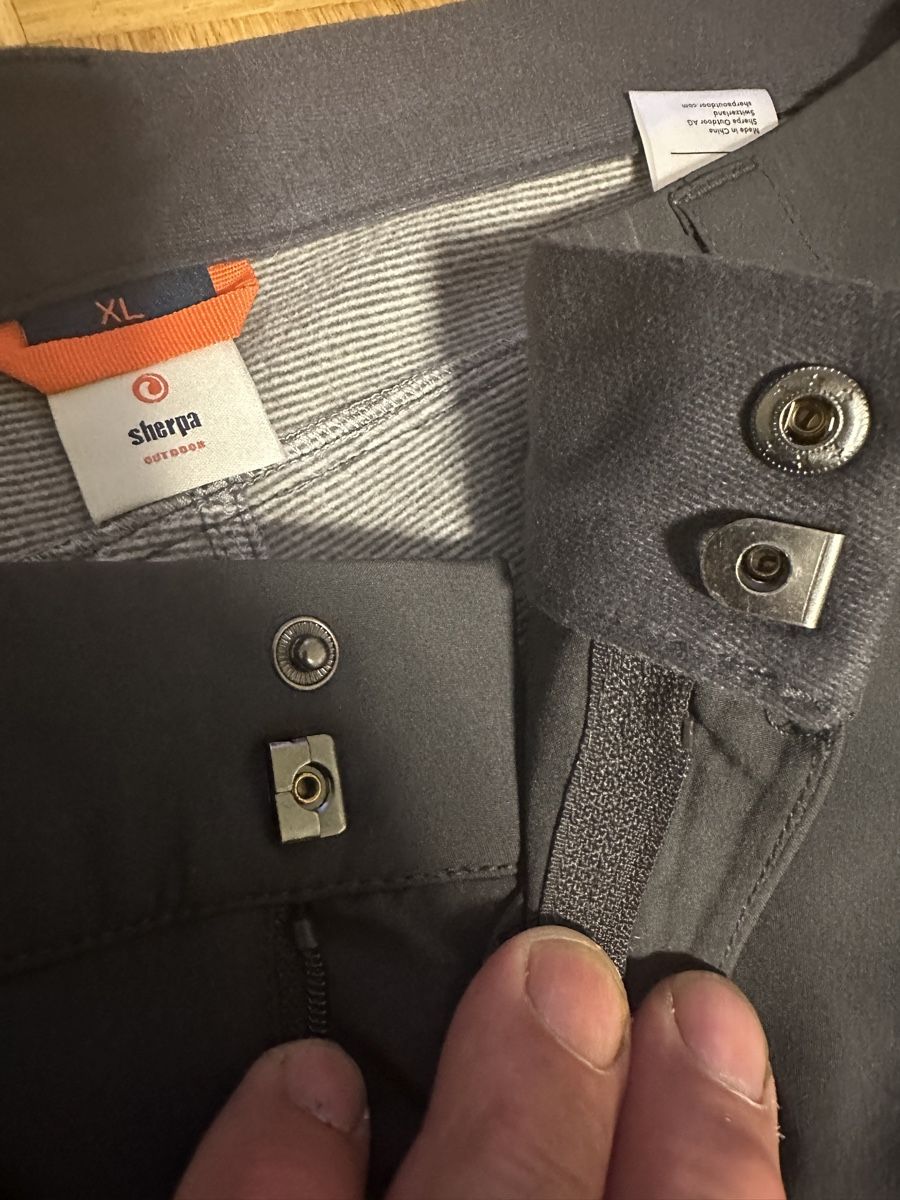 Sherpa Pantaloni: Sherpa Sunkoshi Herren Wander Softshellhose, Anthrazit, XL – Nuovo e nell'imballaggio originale da Neuchatel venduto da feta_ze 3