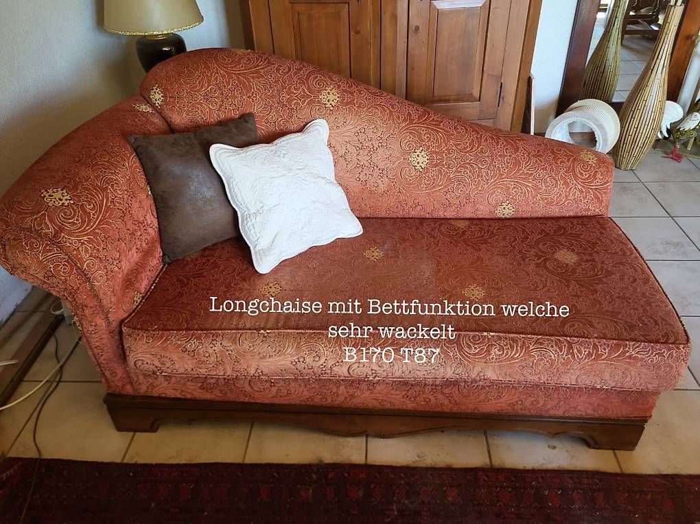 Sofas: Bettsofa / Longchaise / Récamiere mit Bettfunktion – Gebraucht aus Grosshöchstetten von punika1