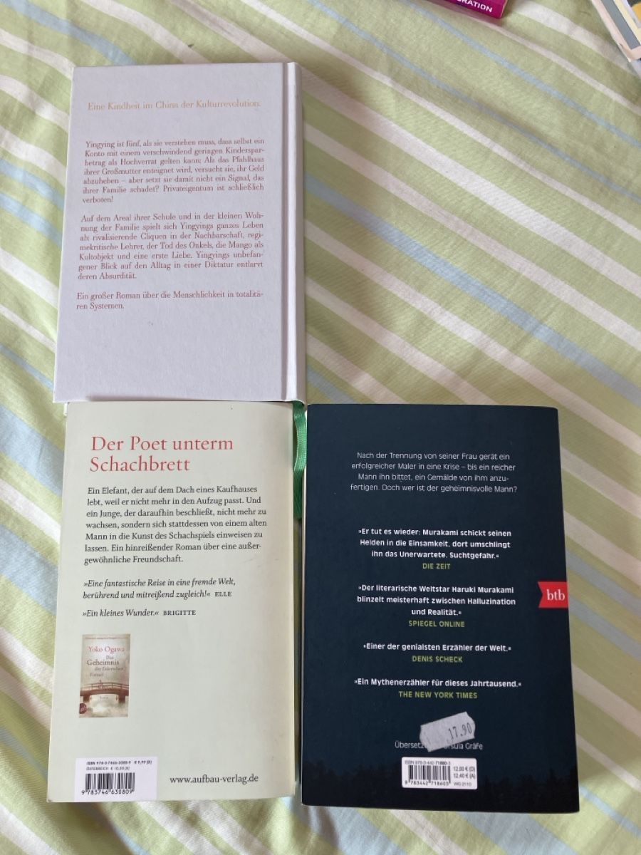 Libri: Murakami, Ogawa, Wei Zhang – Usato da Bremgarten b. Bern venduto da buc_wx6j 1