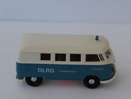 VW T1, Krankenwagen, DLRG Einsatzwagen, Brekina, HO