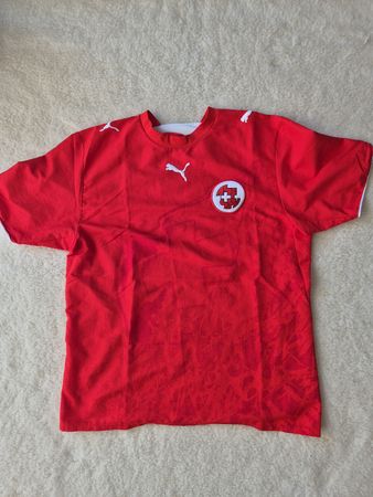 Original Puma Schweiz Nationalmannschaft Trikot – Rot 