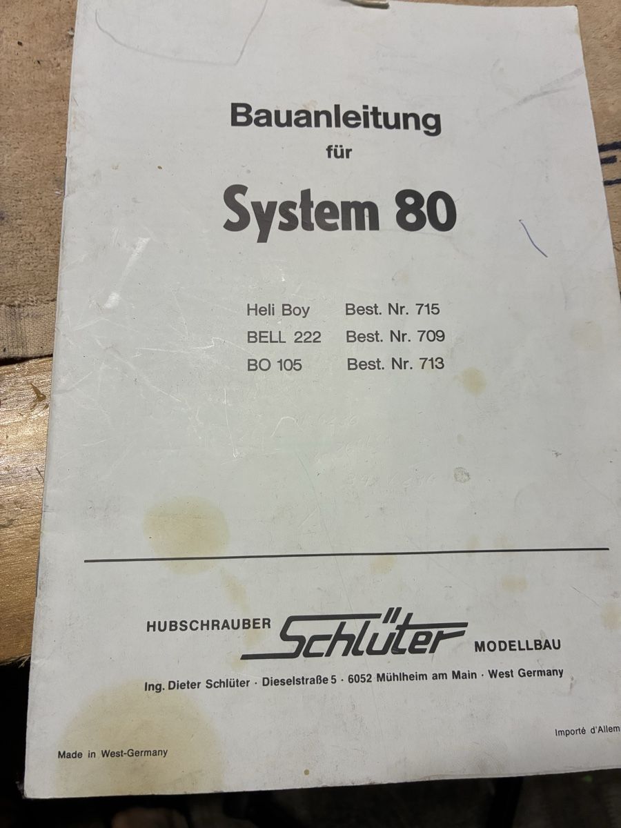 Modellismo RC: Neuer Schlüter Heli Boy – Nuovo (secondo la descrizione) da Matzendorf venduto da Millenium01 1