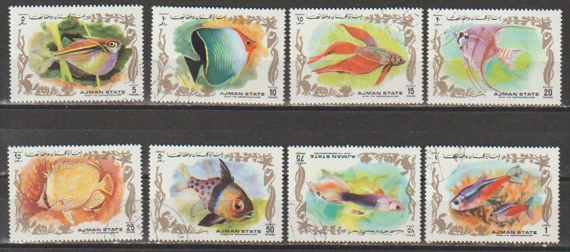 Alle Briefmarken: Poissons Ajman State - Superbe! – Gebraucht aus Crans-Montana von kira56
