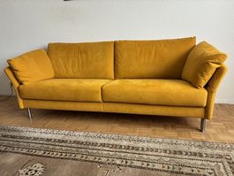 Sofa Intertime Classic gelb 3-Sitzer guter Zustand