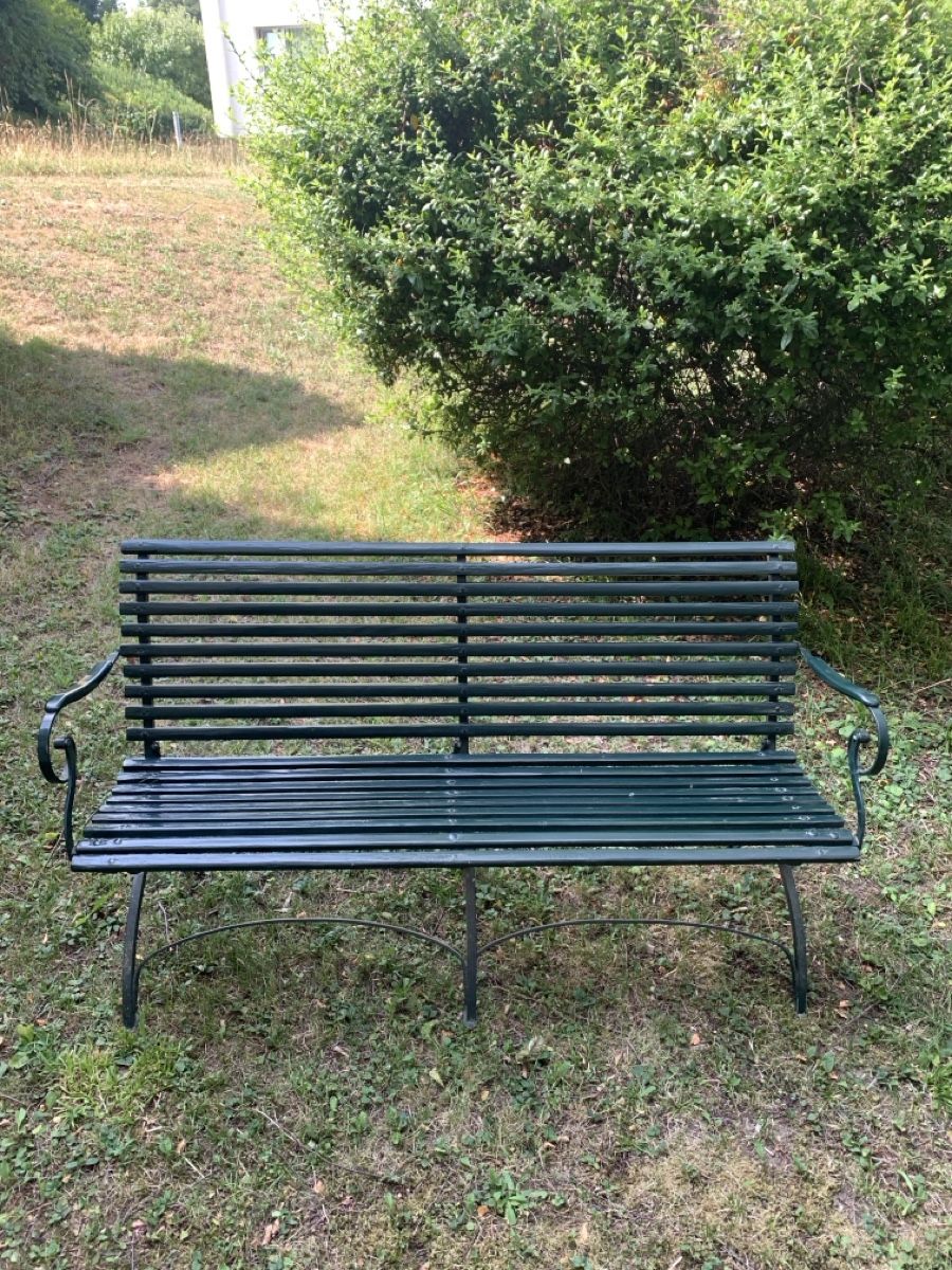 Panchine: gartenmöbel bank metall/holz antik – Usato da Ebmatingen venduto da atelierpaddy 1