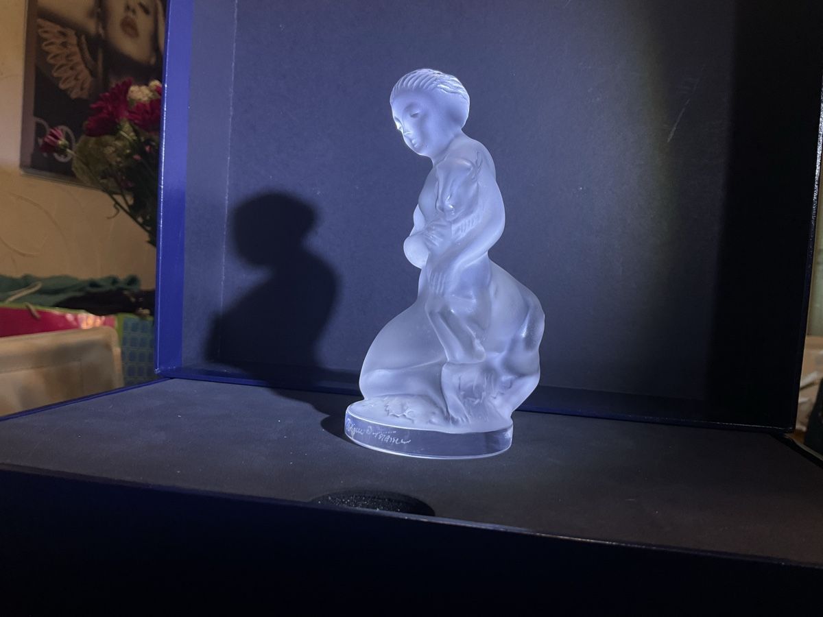 Lalique Figuren: VINTAGE LALIQUE FIGUR MIT HASE – Neu (gemäss Beschreibung) aus Adlikon b.Regensdorf von Crystaldragon09 5