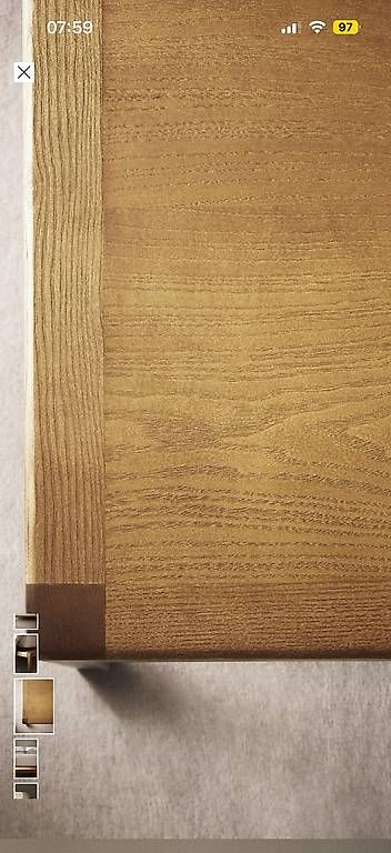 Letti: Bettgestell 150 x 200 cm  Eichenholz-Optik, modernes Design – Nuovo e nell'imballaggio originale da Pohlern venduto da ais_whw9 1