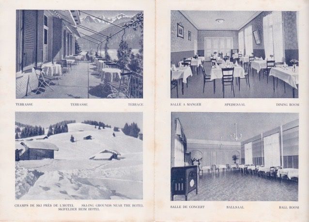 Dokumente: Alter Prospekt " Hotel Schönegg " Beatenberg. – Gebraucht aus Schlieren von petros38 2