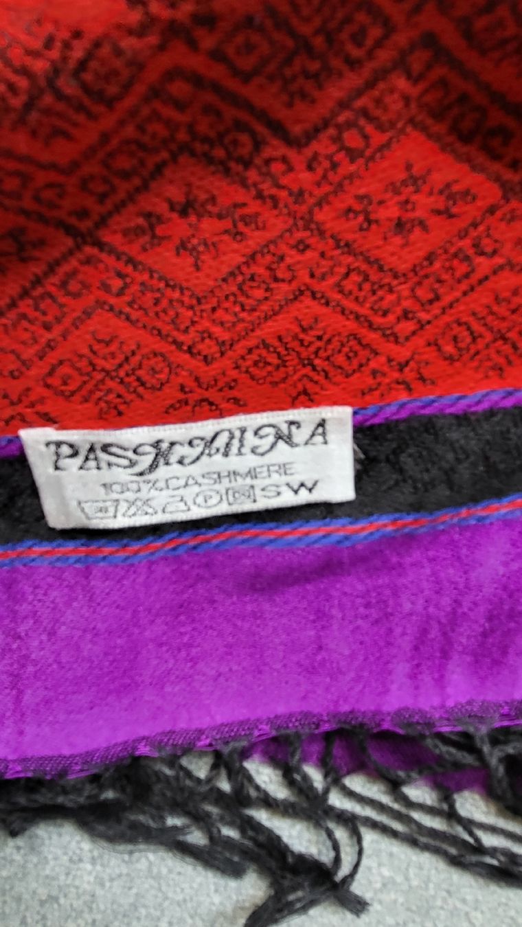 Foulard & Sciarpe: Wunderschöne Paschmina Schal Elefantenmuster  – Nuovo e nell'imballaggio originale da Seon venduto da wilson3 2