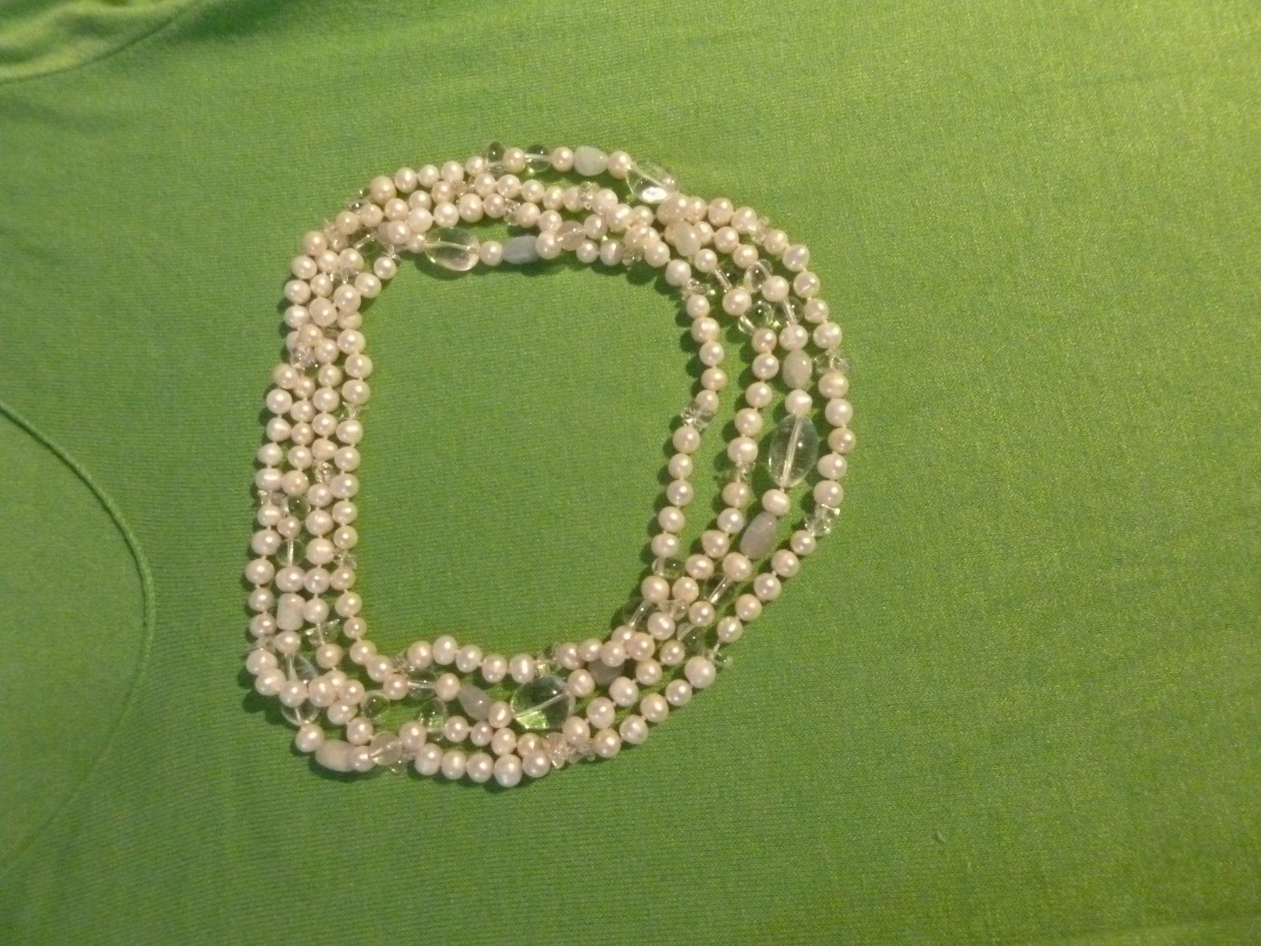Catenine: Schmuck Perlen Kette Aquamarin,  Perlen, Bergkristall – Nuovo (secondo la descrizione) da Meiringen venduto da Lifestyle55 3
