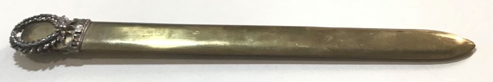 Messing Pferd Kopf Brieföffner - Schwerer Brieföffner Aus Massivem Messing