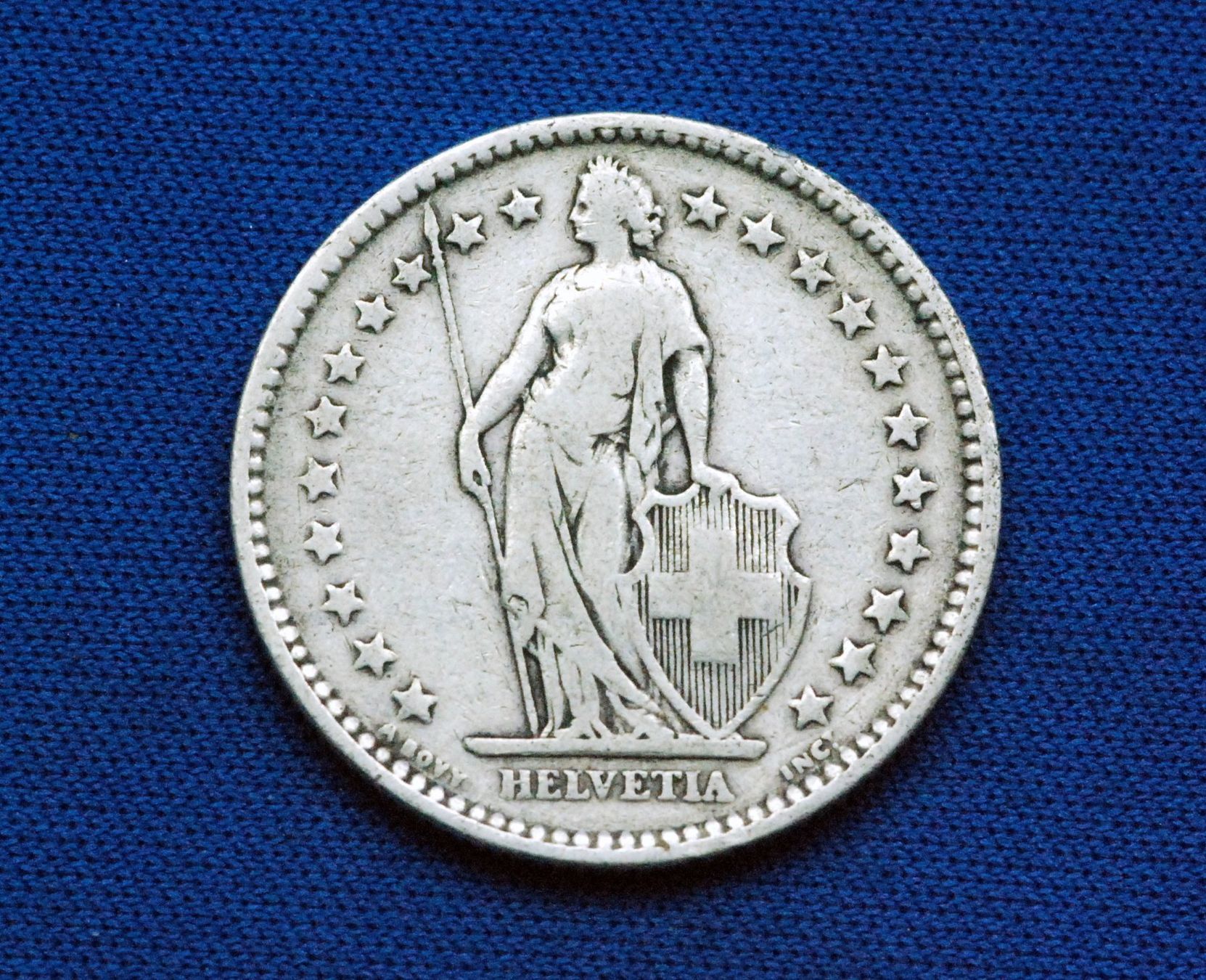 Tutti le monete: Silberner 2.- Jahrgang 1886 – Usato da Mühlethal venduto da sowato 3