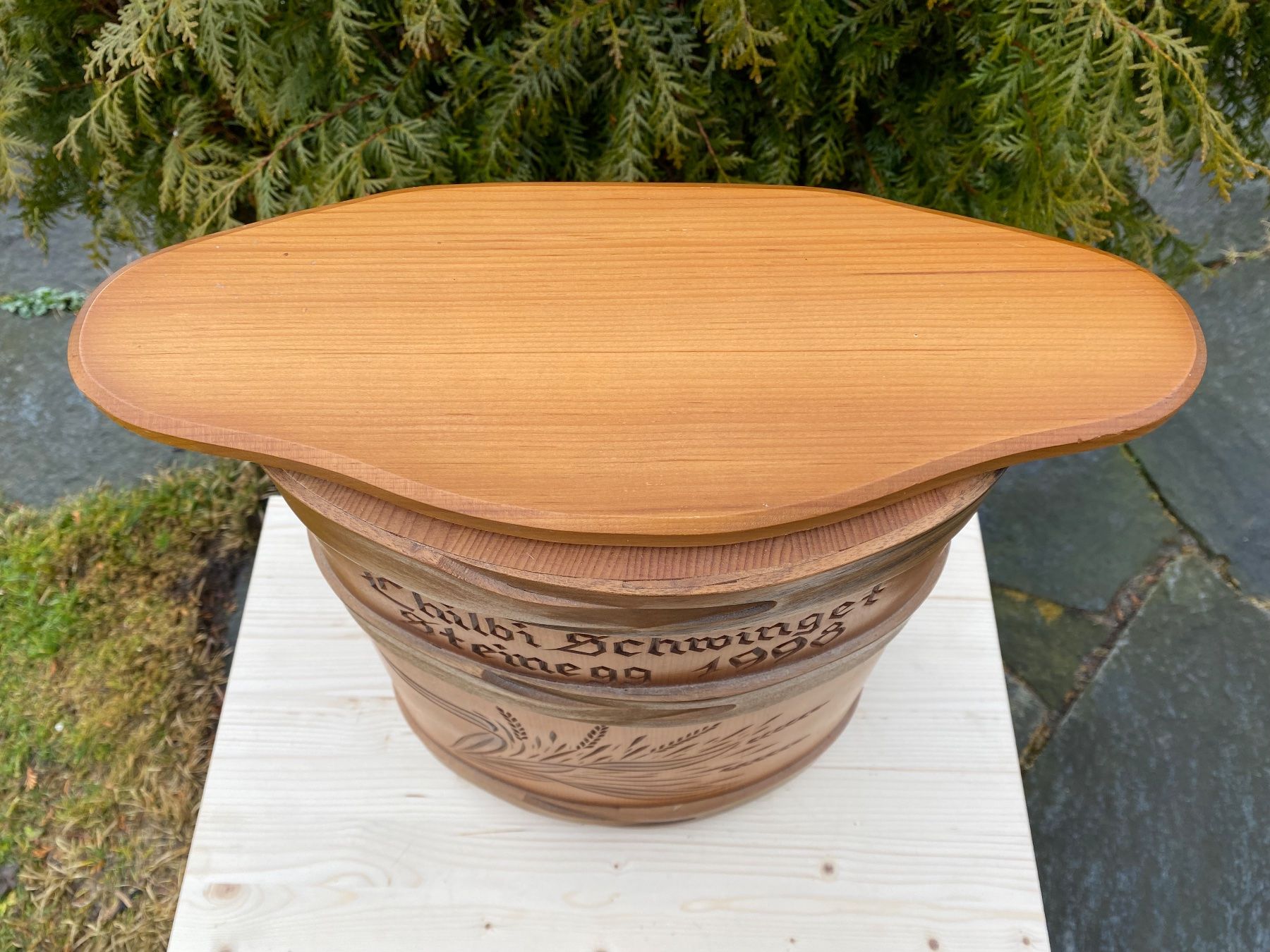 Campanacci mucche: Schöne alte Holztause – Usato da Feldbach venduto da Olive1 2
