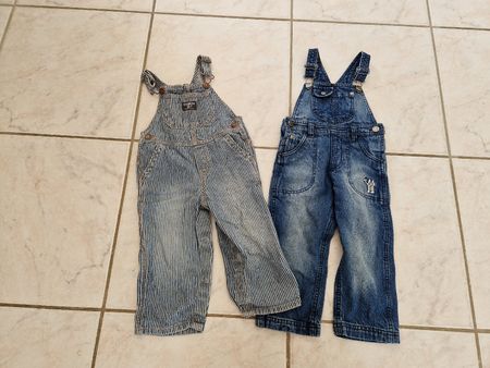 Latzhosen Kinder 2er Set OshKosh Camel Grösse 86/92