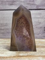 Amethyst Achat Obelisk 127g