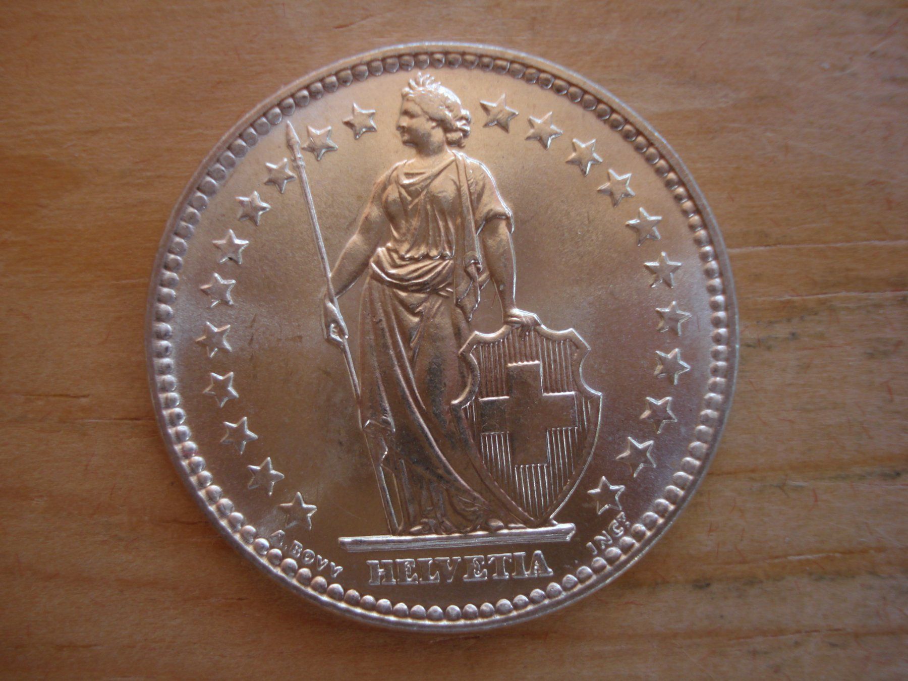 Alle Münzen: (C1) 2 Franken 1961 STGL – Gebraucht aus Erlach von Net-Coins 1
