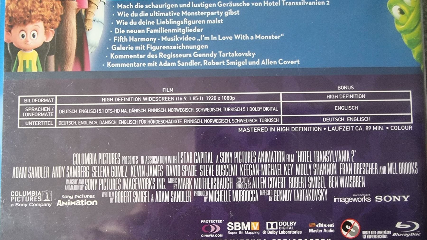 Tutti i DVDs: Blu Ray - Hotel Transilvanien 2 – Usato da Oetwil am See venduto da fineli2 1