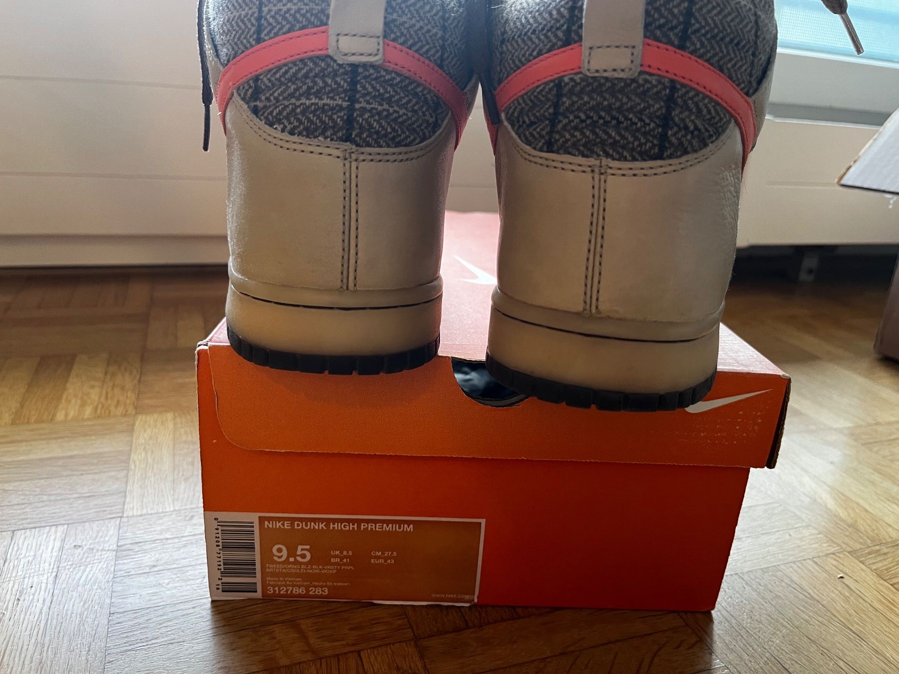 Nike Scarpe da uomo: Nike SB Dunk Tweed Orange Blaze EU 43 – Usato da Liebefeld venduto da donetasy 3