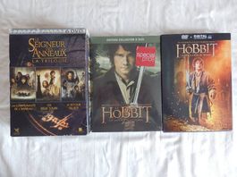 DVD Saga Le Seigneur des anneaux + Le Hobbit 1 + 2