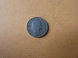 Schweiz 1892, 5 Rappen
