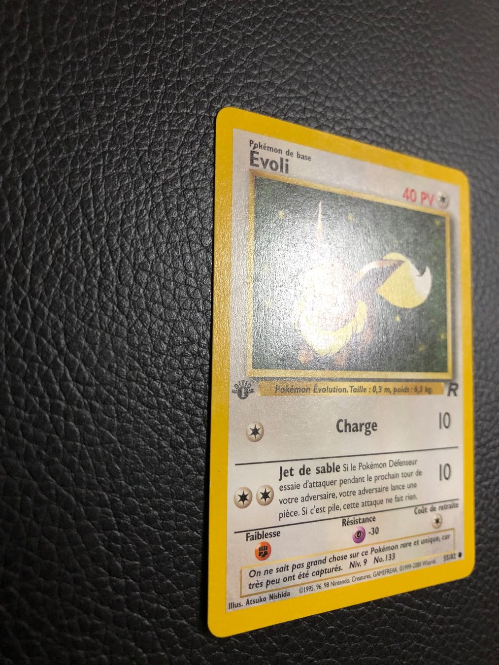 Pokémon Cartes à collectionner: Team Rocket Eevee / Évoli 55/82 1st edition FR Ab 1 – D'occasion à Paradiso par Pkmn10 1