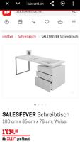 Weisser massiver Schreibtisch