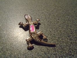 Anhänger Gecko, Rücken rosa