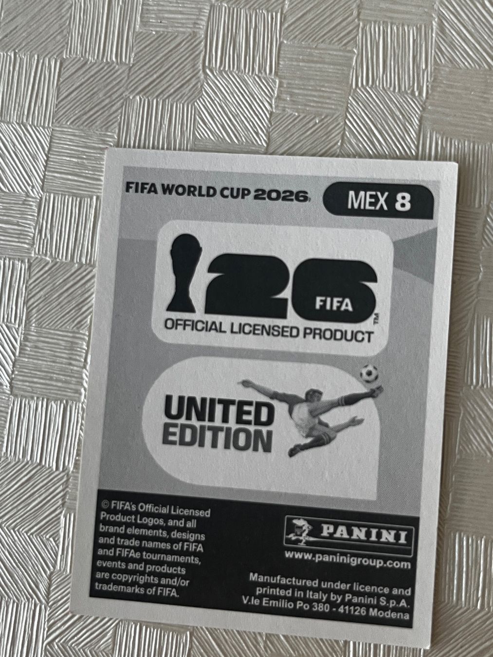 Panini Carte collezionabili: Panini Fifa Word Cup 2026 MEX 8 – Usato da Winterthur venduto da Numero1 1