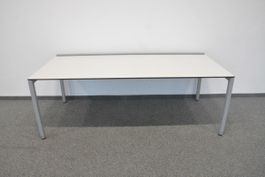 Lista Office Motion Schreibtisch 2000x900mm - Kieselgrau mit