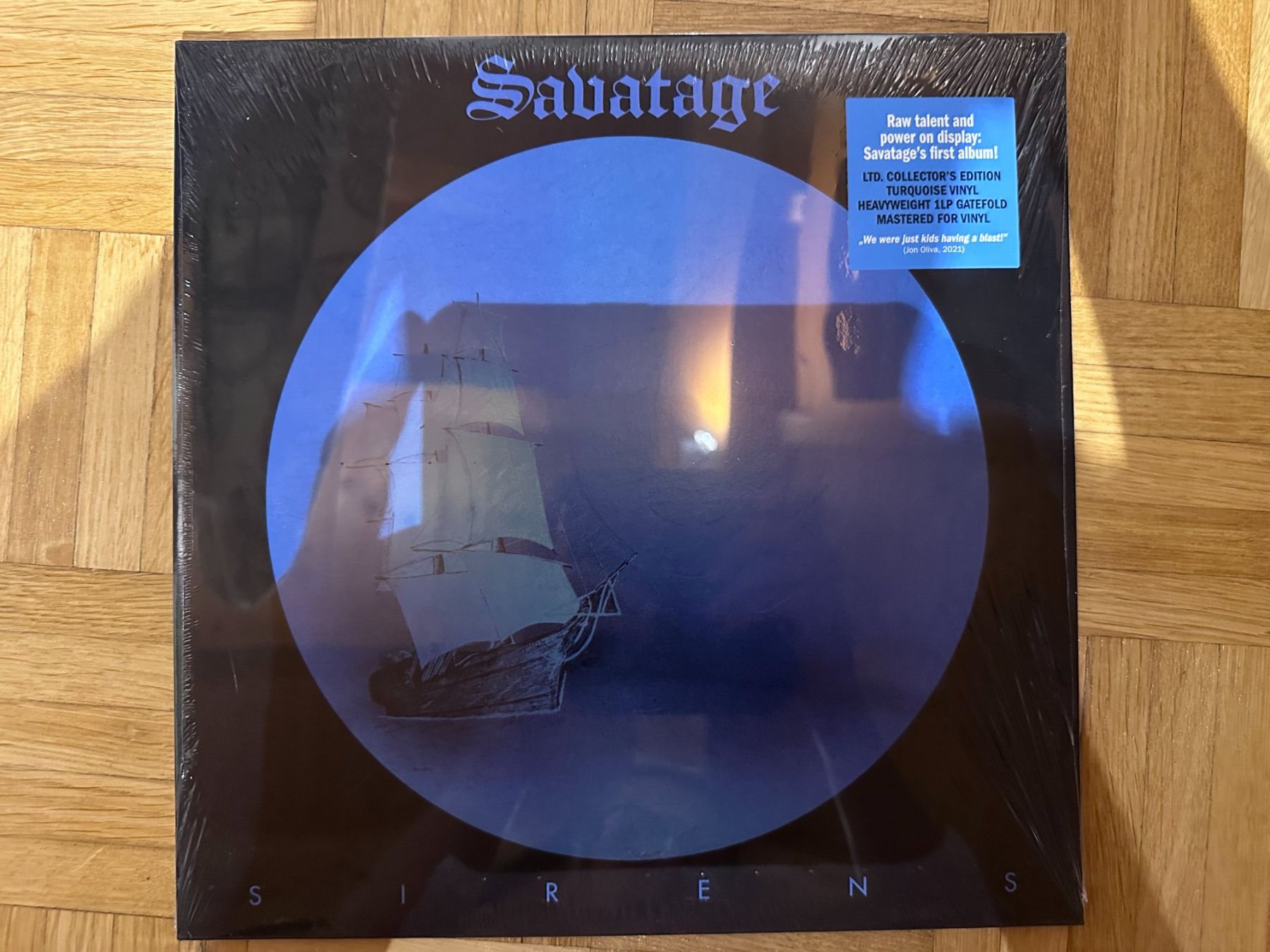 Dischi in vinile: Savatage – Sirens Turquoise Vinyl Ltd. Gatefold – Nuovo e nell'imballaggio originale da Visp venduto da peace_75