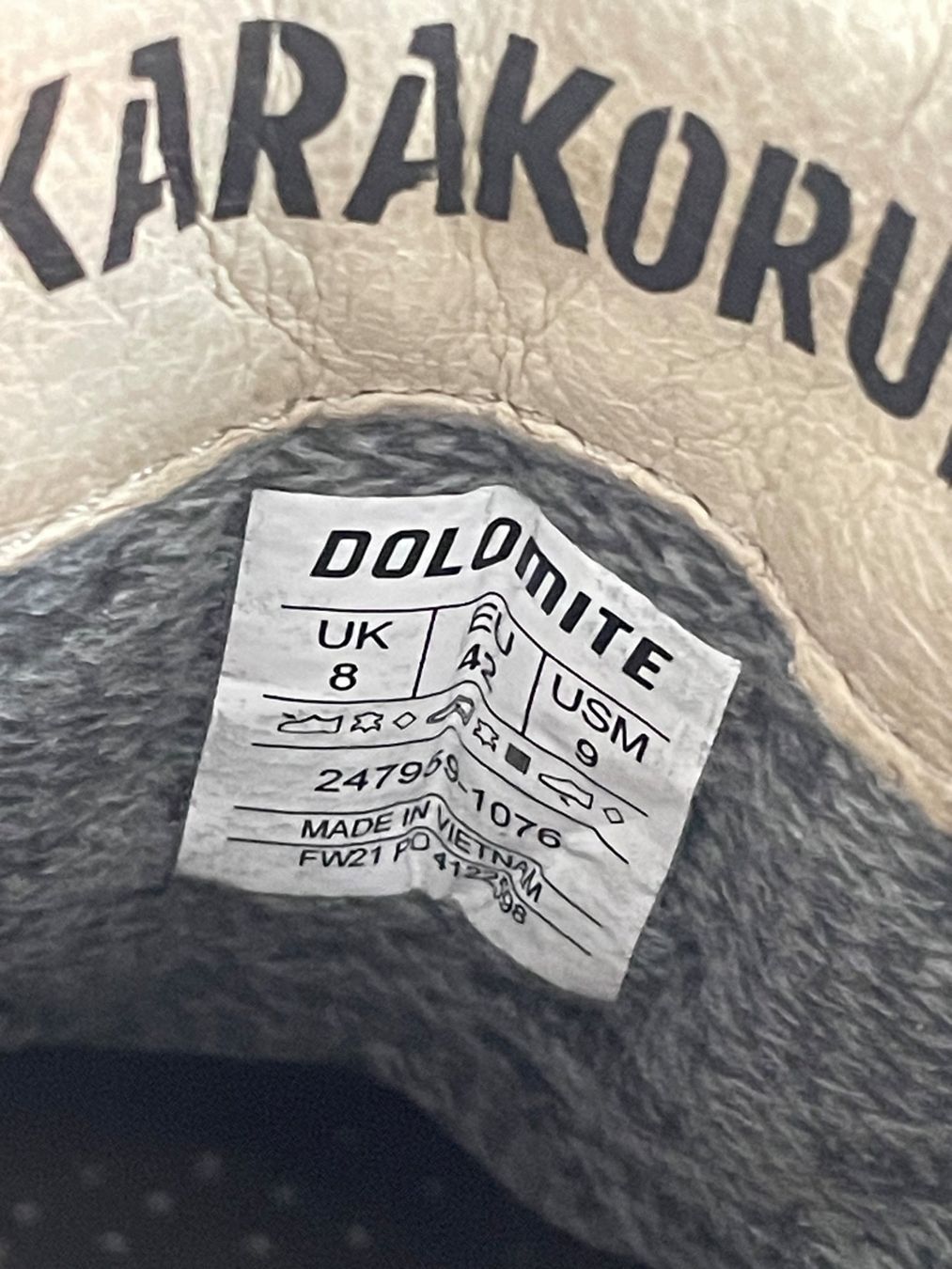 Dolomite Scarpe da uomo: Dolomite Karakorum Halbschuhe Leder Vibram Gr. 42 – Usato da Zug venduto da Cry71 3